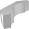 Ekena Millwork 5-in. W x 16-in. D x 16-in. H Pescadero Architectural Grade PVC Knee Brace BRCP05X16X16PEC - alternate 3